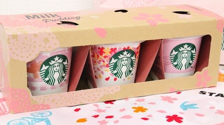 The cuteness that Starbucks "Milk Pudding Sakura Assort" cannot be overlooked! With Sakura design original cloth