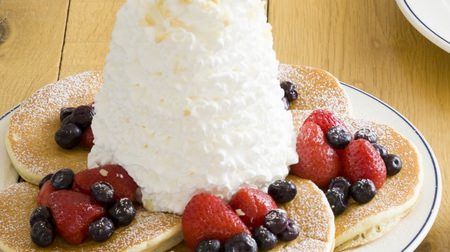 Eggs'n Things has a large amount of new menus such as "Double Berry Pancake"! To commemorate the 8th anniversary of landing