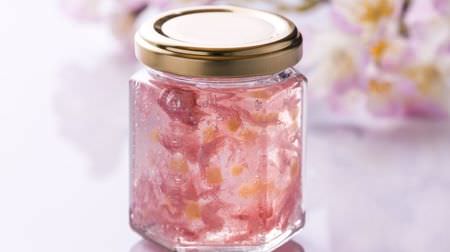Enclose spring in a jar ... "Aoi Mori no Yukidoke Sakura Colored Apple Jam" looks good as a gift! --Natural pink and chest kyun