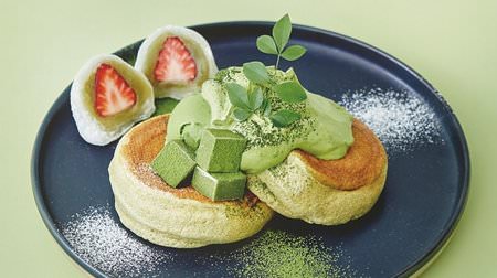 Kansai's first store Souffle pancake specialty store "FLIPPER'S Kyoto store" Sign menu "Miracle pancake" and "Miracle pancake Uji matcha tsukushi" and other limited items