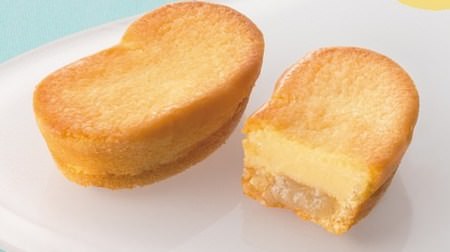 "Tokyo Banana" has become a cheesecake! Two layers of cheese and banana milk flavor with banana confiture