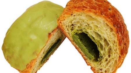"Matcha" bread and sweets for FamilyMart! Chocolate Danish pastry and Japanese-style parfait