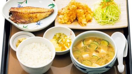 Miyazaki's specialty is Yayoiken! "Hiyajiru and Tori Nanban set meal" looks good on a hot day--Mix yourself with a lot of tartar sauce