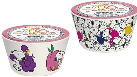 Lawson only! You'll want "Snoopy Serial Bowl & White Peach Jelly"-Two Pottery Bowl Designs