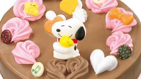 "Snoopy" is an ice cake that hugs "Woodstock" tightly, Thirty One! Disney's popular characters