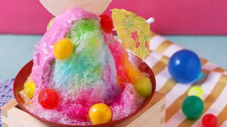 Colorful ~! Sanagi "Shaved ice" at cafe time in Shinjuku--Summer-like sweets that make you excited just by looking at them