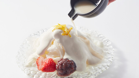 Is it good to sprinkle "Amazake" on ice cream? -Jonathan x Morinaga Amazake collaboration menu