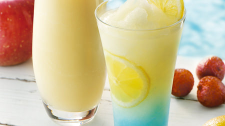 Summer drink "Sol Beige Blue Lychee & Lemon" etc. at Cafe de Clie