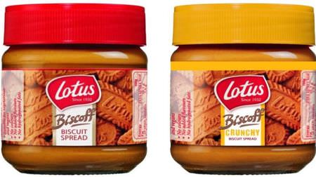 For spreads that "lotus biscuits" apply to bread! Two types, smooth type and crunchy type