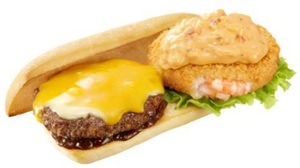 Two "Kawagoe style" burgers are now available in Lotteria "Twin burger" version is also available!