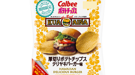 Reproduce the taste of Kur Aina! "Thick sliced potato chips Teriyaki burger flavor" -from Calbee