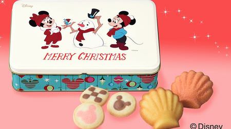ディズニーデザインのクリスマス限定スイーツギフト4品、銀座コージーコーナーに--ツリー型のボックスやデザイン缶など