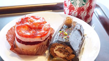 3 recommended holiday sweets from Starbucks! Mini size "Bush Donoel" and 5 layers of "strawberry cake" etc.