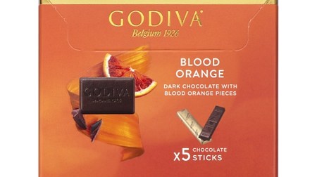 Godiva chocolate subdivided into Lawson and FamilyMart! 3 types of "milk", "72% cacao" and "blood orange"