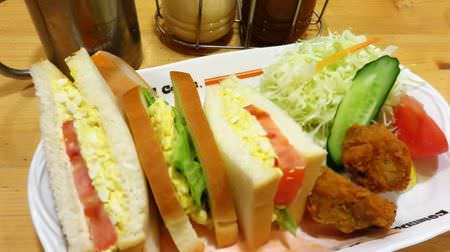 Lunch at Komeda! Weekday limited "Lunch rice plate" Eat with plenty of volume ◎ Sandwich using fluffy bread, juicy rice