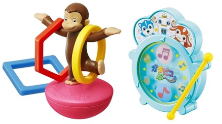 "Curious George" is a fun way to learn from McDonald's Happy Meal! "Okasan to Issho" toys