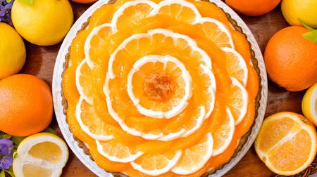 キル フェ ボンに春の新作！「柑橘と抹茶マドレーヌのタルト」--オレンジと日向夏がたっぷり