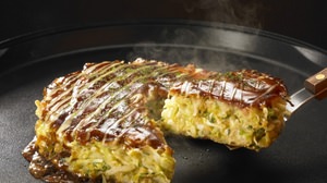 "Okonomiyaki" co-developed with Otafuku Sauce at Washington Hotel Breakfast Buffet