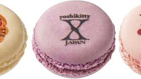 "Ax!" Macaroons at Fujiya pastry shop--YOSHIKI, Hello Kitty and Peko collaborate