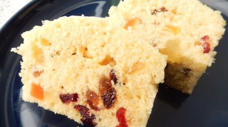 Easy recipe for "dried fruit cake" in the microwave! Hotcake mix won't fail