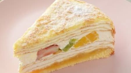 Lawson, new sweets such as "Fruit Sand Milk Crepe" and Pablo collaboration products are in stock this week!