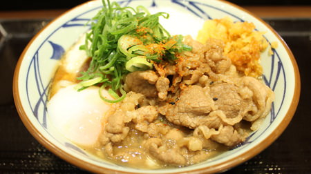 I ate Marugame Seimen "Beef Torotama Udon"! Cold udon and hot beef match