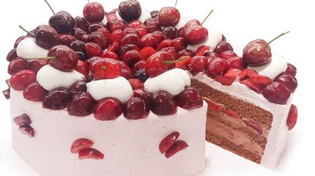 Limited to 22 days! Cafe Comsa "American Cherry Chocolat Shortcake"-Shortcake Day