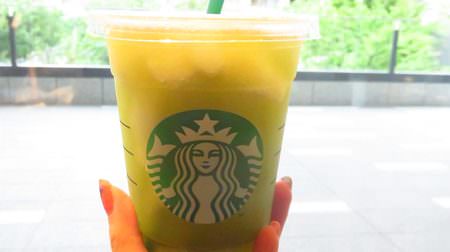 I was surprised that Starbucks' new work "Teavana Frozen Tea" was too refreshing! Sencha and green apples go great together