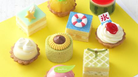 Ginza Cozy Corner Summer Limited Sweets 5 Items Summary! --Petit cake set "Summer Holiday", "Peach Annin Short", etc.