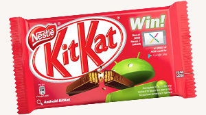 "Android version Kit Kat" will be released! --Android 4.4 has been nicknamed "KitKat" and collaborated with Nestlé!