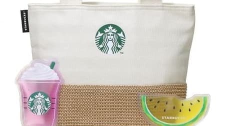 I am amazed at Starbucks summer goods! Watermelon, fireworks, sunflower-designed tumbler, ice pack, etc.