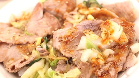 [I tried it] Matsuya "Salt cabbage pork bowl" -No notice on the official website! "Mamanai" style menu that started softly