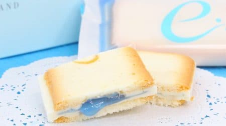 [Tasting] "Blue Meltin Sandwich" full of blue sauce Sandwich with herbal tea sauce and chocolate! For Tokyo souvenirs!