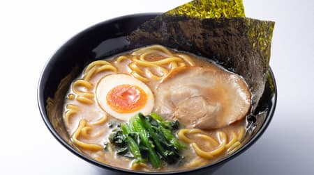 You can eat "Yokohama Iekei Ramen" at Hamazushi! Short, medium-thick noodles with pork bone soy sauce-based soup