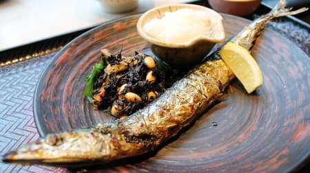 [Tasting] Ootoya's limited-time "raw saury charcoal-grilled set meal" is fragrant! Let's eat with plenty of grated radish