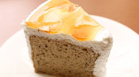 [Tasting] Cafe de Clie "Milk tea chiffon cake" -Earl Gray tea leaf fragrant fluffy sponge!