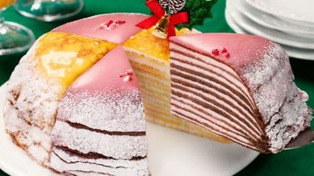 Limited quantity and limited time "Christmas Mille Crepes" to Doutor-Happy to share -2 kinds of cakes ♪