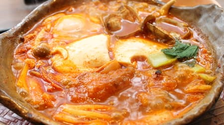 [Tasting] Burns bright red! Ootoya "Sukeso cod and clams' rich spicy Jjigae hotpot set meal" is delicious and hot even when cold