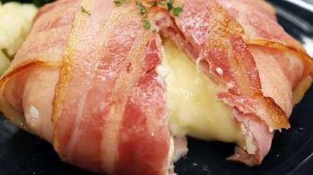 Summary of simple snack recipes featuring cheese! Melty Camembert wrapped in bacon and mozzarella pickled