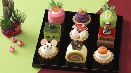 "Sweets beginning" at Ginza Cozy Corner! Cute "Zodiac cake (child)" and "Sweets New Year dishes"
