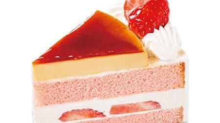 Check out all 5 Fujiya "strawberry sweets"! --"Strawberry Milky Mont Blanc" and "Domestic Strawberry Pudding Short" etc.