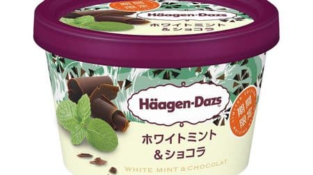 Haagen-Dazs "White Mint & Chocolat"-Refreshing taste of mint and chocolate