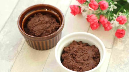 Recipe] Chocolate mousse with just water and chocolate! It's easy, yet fluffy and thick, even for Valentine's Day!