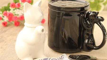 Francfranc's "cat soy sauce bottle" is too cute! Cat canister with cat handprint spoon
