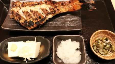 That's why it's okay. The ideal grilled fish set meal to enjoy at "Shinpachi Shokudo"--Bake over charcoal and plump and juicy