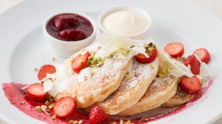 "Berry White Chocolate Pancakes" for Sarabeth --Imagine Valentine's Day!