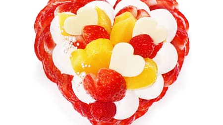 "Koi Minori" Strawberry and Mango Cake at Cafe Comsa-Reservation only for White Day!