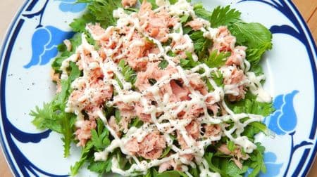 Is garland chrysanthemum easy to eat raw? "Raw garland chrysanthemum and tuna mayo salad" is a horse! Do not throw away the stems and remake them into "condiments"