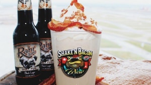 "If you like it, why don't you mix it all?" Vanilla shake with beer and bacon is now available in Texas