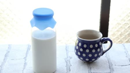 Can Do's "milk bottle type drink bottle" is cute! Design like milk in a public bath